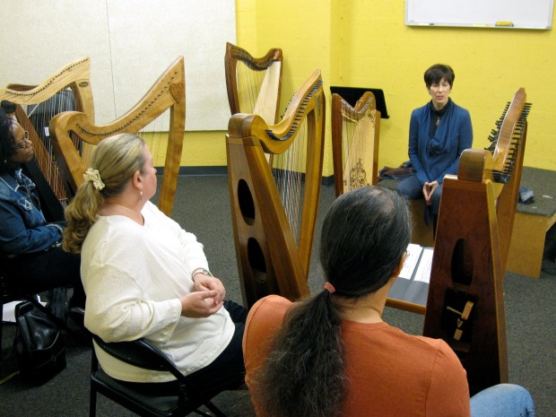 Teaching at Dusty Strings Harp Symposium 2011